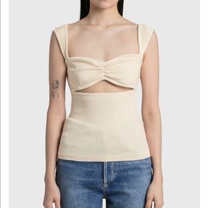 Agolde ribbed Top size S